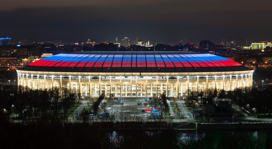 Rozświetlą 10 z 12 stadionów na mundialu w Rosji