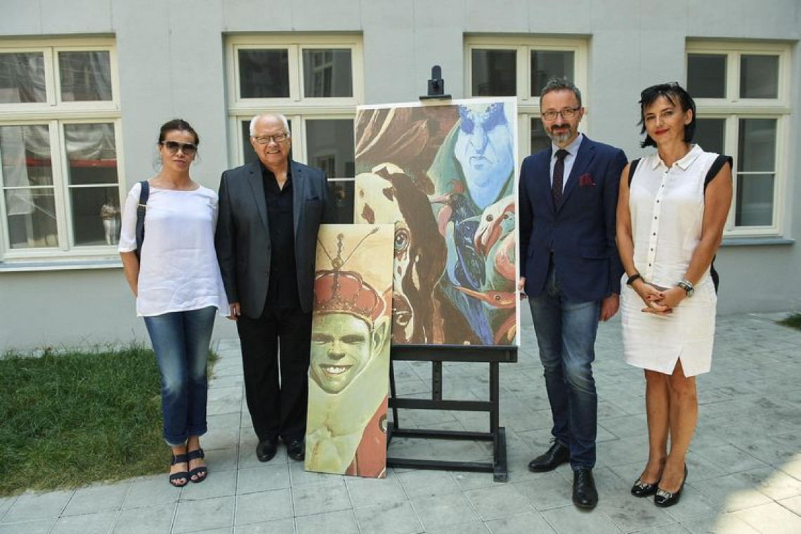 fot. UM Łódź Artystyczne podwórko Wojciecha Siudmaka czeka na start