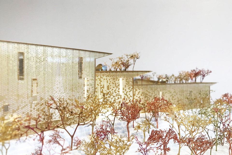Choć francuska pracownia Lina Ghotmeh nie wygrała konkursu na Muzeum Rewolucji Godności w Kijowie, to ich projekt robi wrażenie fot. Lina Ghotme Wyjątkowy pomysł francuskich architektów na Muzeum Rewolucji Godności w Kijowie