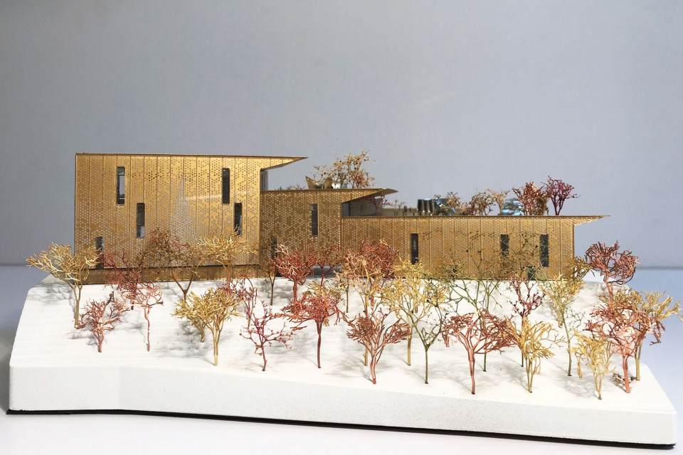 Choć francuska pracownia Lina Ghotmeh nie wygrała konkursu na Muzeum Rewolucji Godności w Kijowie, to ich projekt robi wrażenie fot. Lina Ghotme Wyjątkowy pomysł francuskich architektów na Muzeum Rewolucji Godności w Kijowie