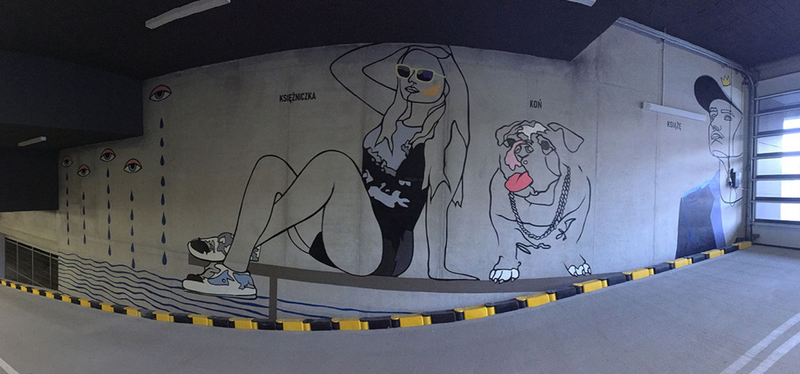 fot. mat. prasowe Studentka zaprojektowała wyjątkowy mural