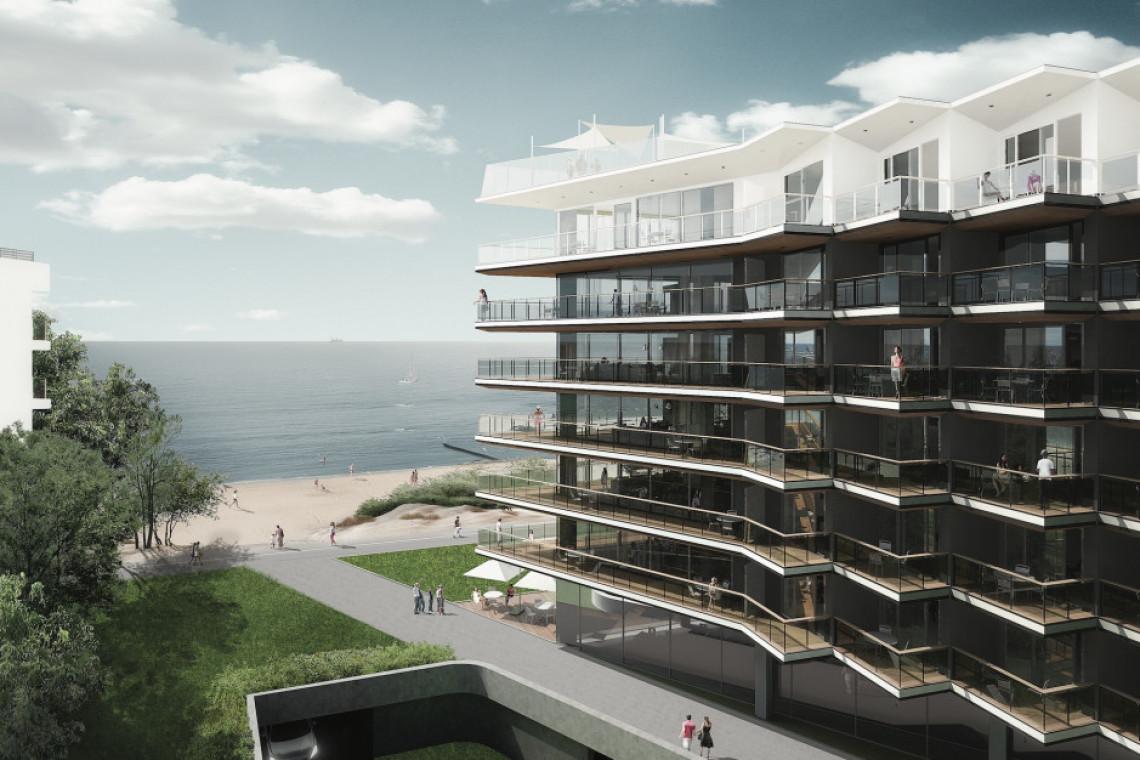 Seaside Park Hotel w Kołobrzegu, fot. materiały inwestora Seaside Park Hotel szkicu RDZ Architekten coraz bliżej finiszu