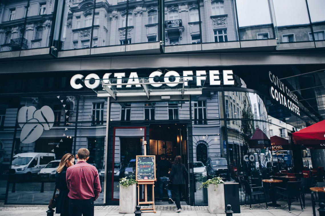 Kawiarnie Costa Coffee z nowym designem
