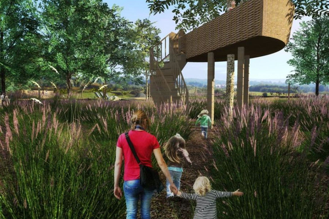 Fot. Zarząd Zieleni Miejskiej w Krakowie Park Żeromskiego w nowej odsłonie. Pojawi się domek na drzewie i edukacyjny plac zabaw