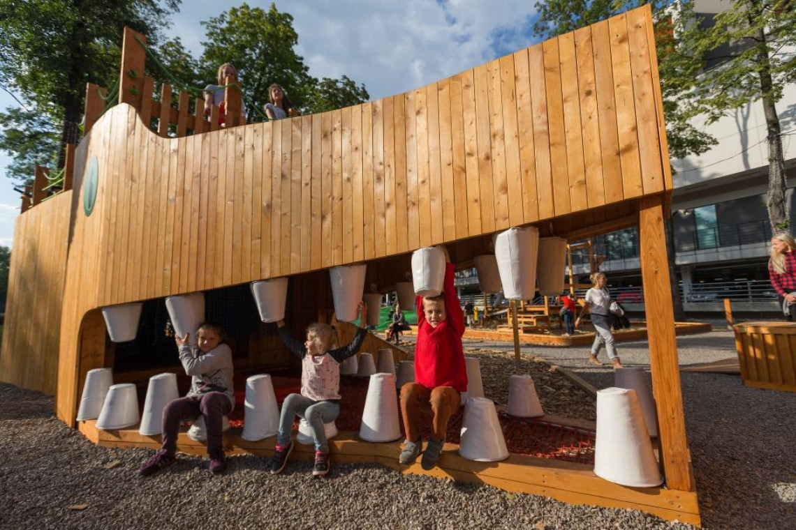 fot. mat. pras. Gemini Park Bielsko-Biała uczy ekologii rewitalizując tereny zielone