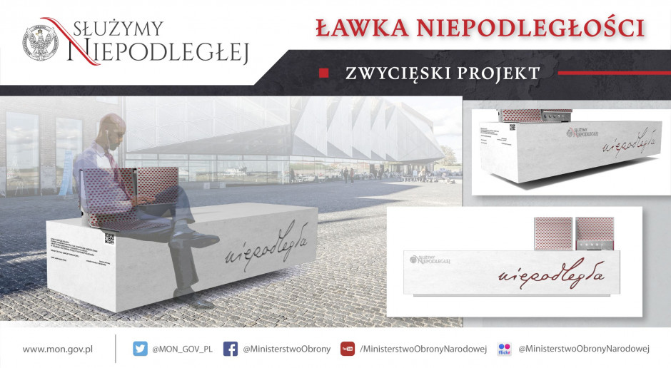 Jeszcze w tym roku powstaną 143 Ławki Niepodległości 