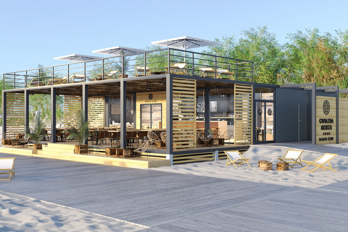 fot. mat. pras. Relaks, sport, jedzenie na plaży – Gwiazda Morza z Beach Clubem