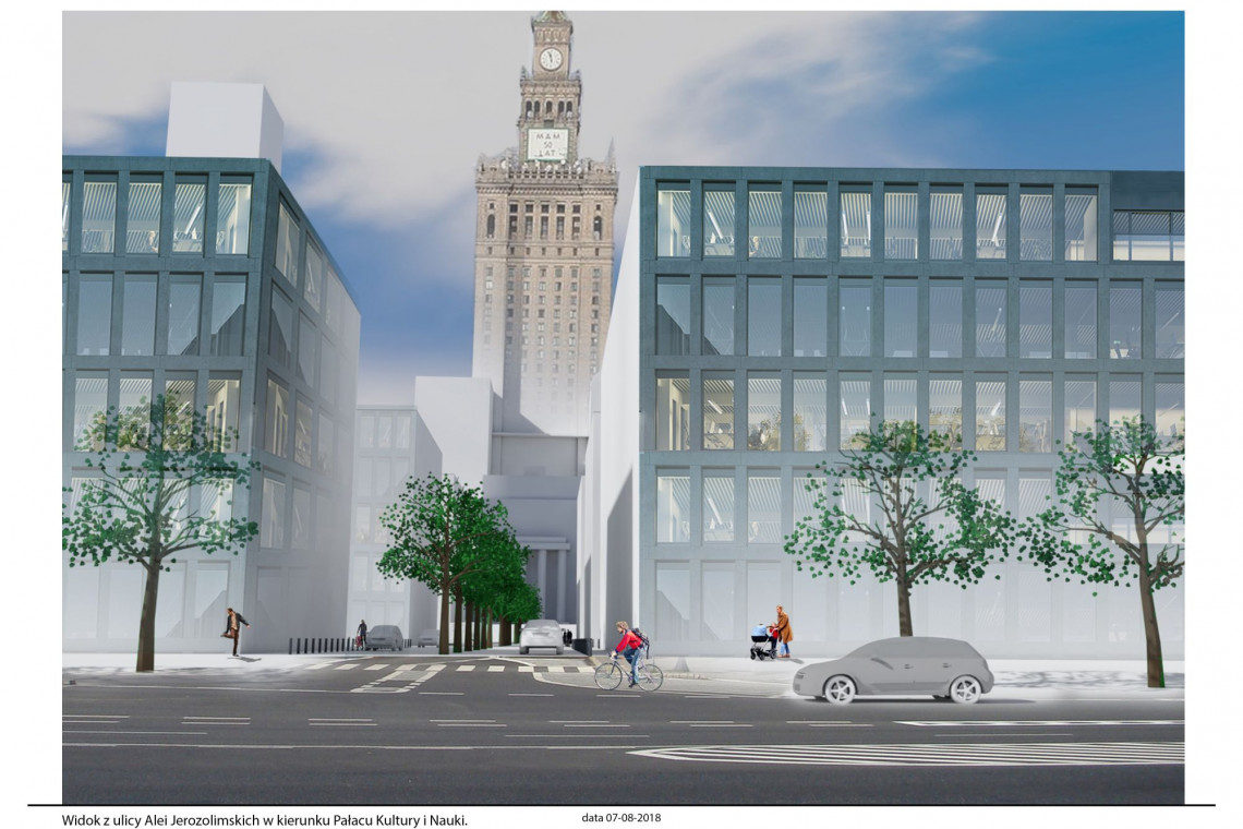 Plac Defilad fot. mat. prasowe Plac Defilad - nowe centrum Warszawy