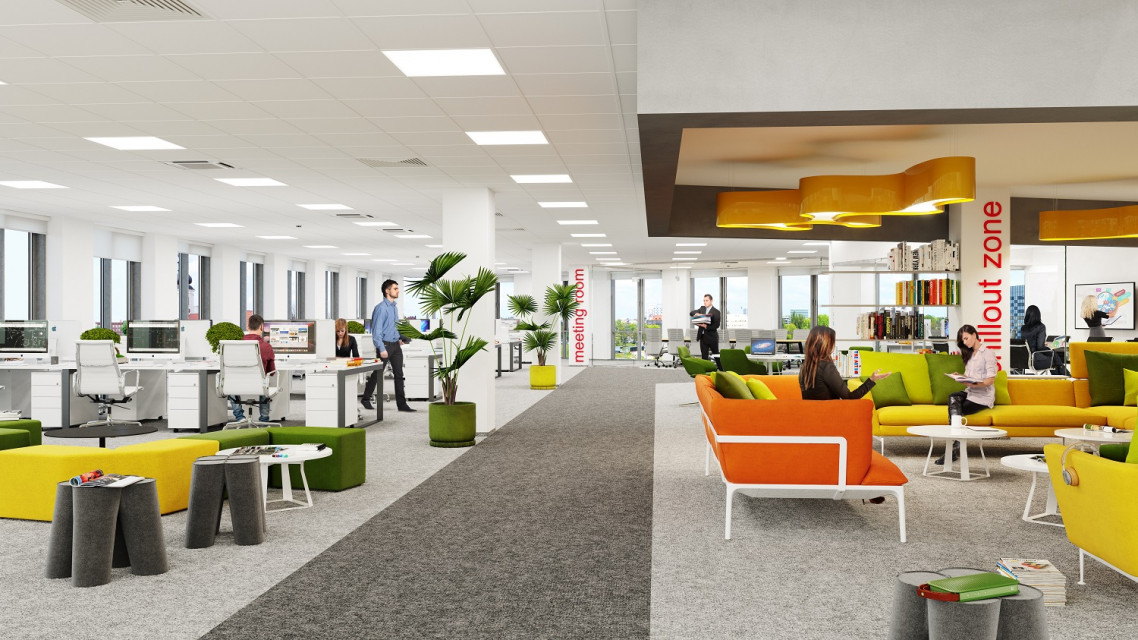 Kompleks City Forum to ponad 24 tys. mkw. nowoczesnej powierzchni biurowej w centrum Wrocławia. Za projekt odpowiada autorskie biuro projektowe Doroty i Kazimierza Śródków, fot. mat. prasowe Rewolucja proptechowa powinna na pierwszym miejscu stawiać komfort człowieka