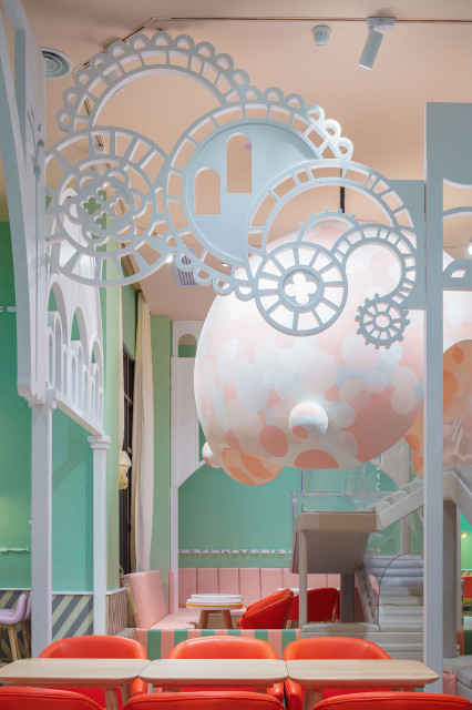 Neobio Kids Restaurant, fot. Shao Feng Restauracja niczym plac zabaw. Oto kraina baśni dla najmłodszych szkicu X+Living