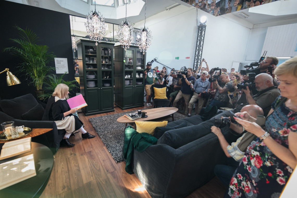 Jedną z gwiazd była Kasia Nosowska, fot. Materiał prasowy IKEA Gwiazdy na premierze katalogu IKEA 2019