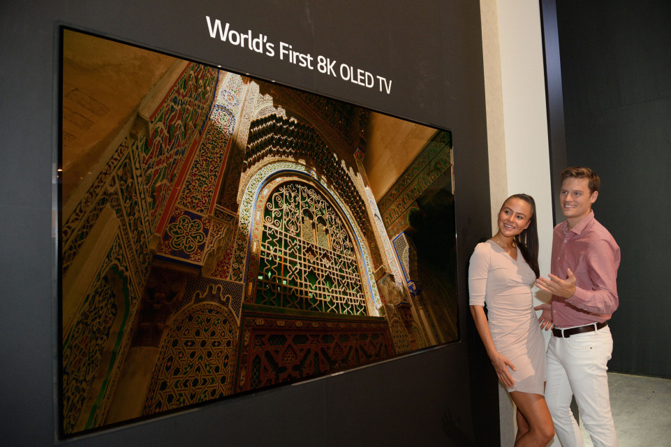 fot. mat. prasowe LG Jako pierwsi na świecie wprowadzają telewizory OLED z rozdzielczością 8K