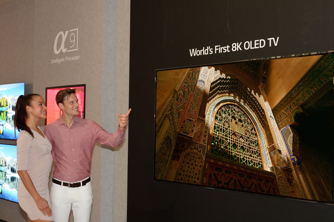 Jako pierwsi na świecie wprowadzają telewizory OLED z rozdzielczością 8K