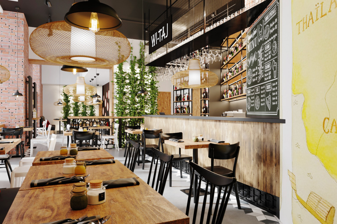 Wi-Taj, fot. mat. pras. Jak zaprojektować restaurację? Eksperci radzą