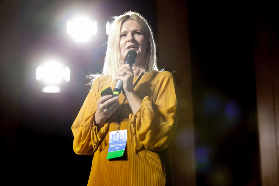 Dorota Toporowska, dyrektor regionu, Fabryka Mebli Balma SA - prezentacja BALMA THINK PRO Tak projektuje się biura! Quick Stories podczas Property Forum 2018