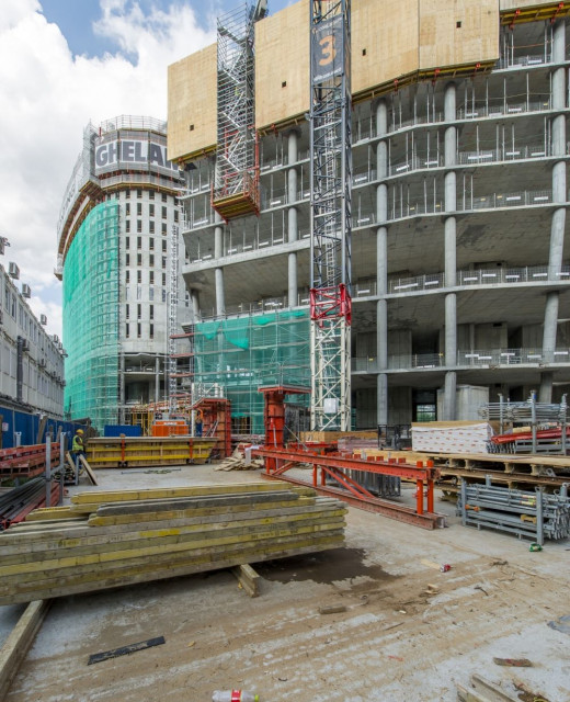 The Warsaw Hub rośnie w oczach fot. mat. prasowe The Warsaw Hub rośnie w oczach. To najbardziej innowacyjny projekt Ghelamco spod kreski Chołdzyńskiego