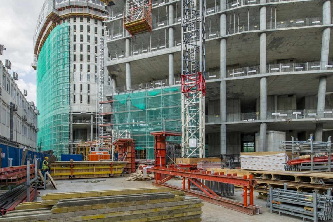 The Warsaw Hub rośnie w oczach fot. mat. prasowe The Warsaw Hub rośnie w oczach. To najbardziej innowacyjny projekt Ghelamco spod kreski Chołdzyńskiego