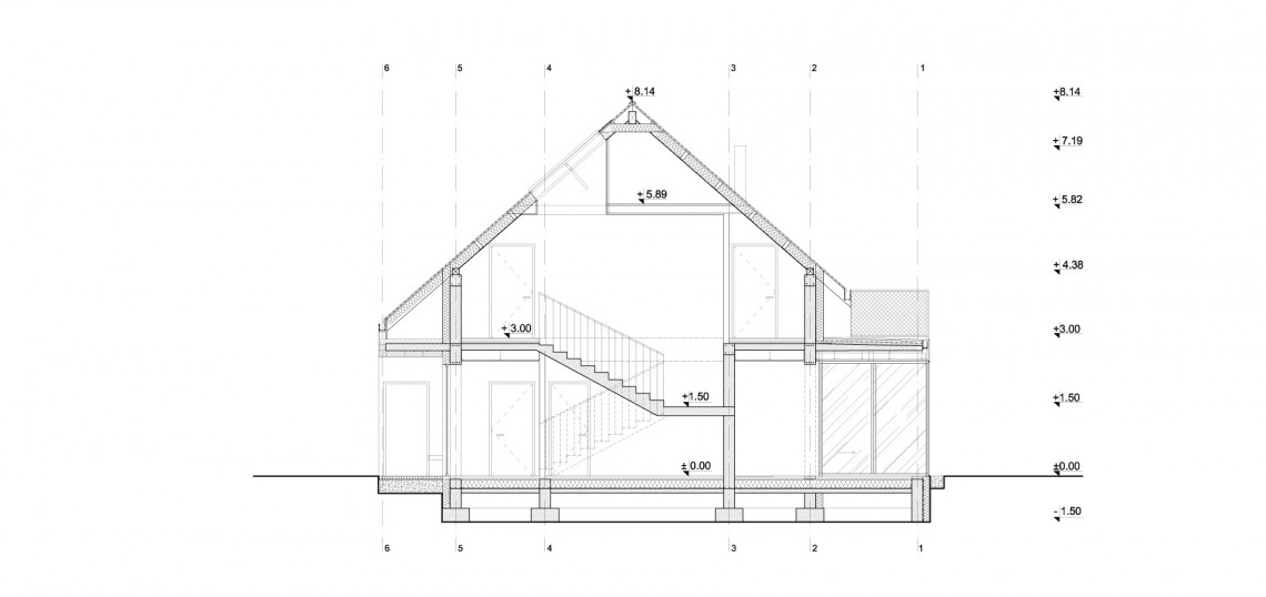 przekrój fot. DD Architekci Oto pierwszy żłobek hortiterapeutyczny w Polsce. To projekt DD Architekci