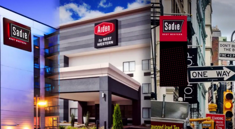 Best Western Hotels & Resorts wprowadza dwie nowe marki: Sadie Hotel i Aiden Hotel