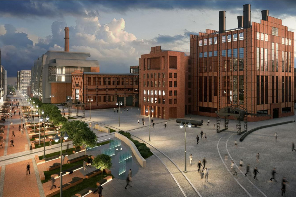 fot. mat. prasowe UM Łodź /wiz. Sud Architects Już wiadomo, kto zaprojektuje rynek Kobro i wybuduje podziemną ulicę w NCŁ