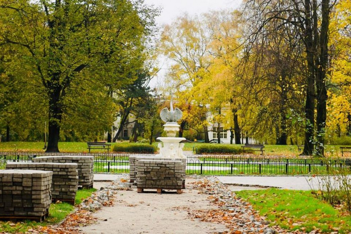 fot. UM Łódź Park Moniuszki i park Sienkiewicza w przebudowie