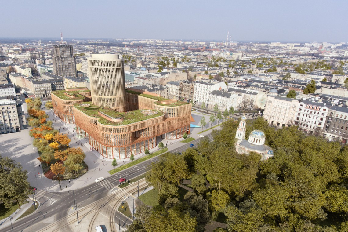 Centrum Biurowe Fabryczna w Łodzi, fot. mat. pras. MVRDV ma 25 lat! Zobacz najnowsze projekty holenderskiego giganta