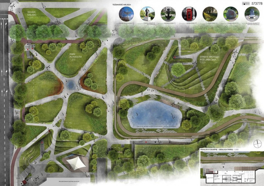 Park Centralny w Gdyni fot. mat. UM Gdynia Nowy przetarg na drugi etap Parku Centralnego w Gdyni