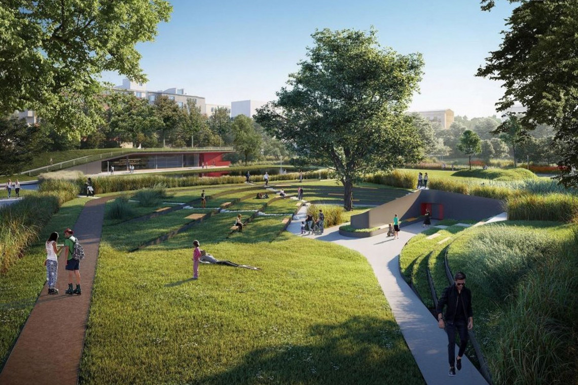 Park Centralny w Gdyni fot. mat. UM Gdynia Nowy przetarg na drugi etap Parku Centralnego w Gdyni