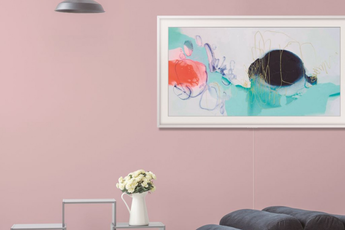 Telewizor Samsung The Frame 2018 fot. mat. Samsung Ten telewizor łączy sztukę i technologię. Teraz powraca w nowej odsłonie