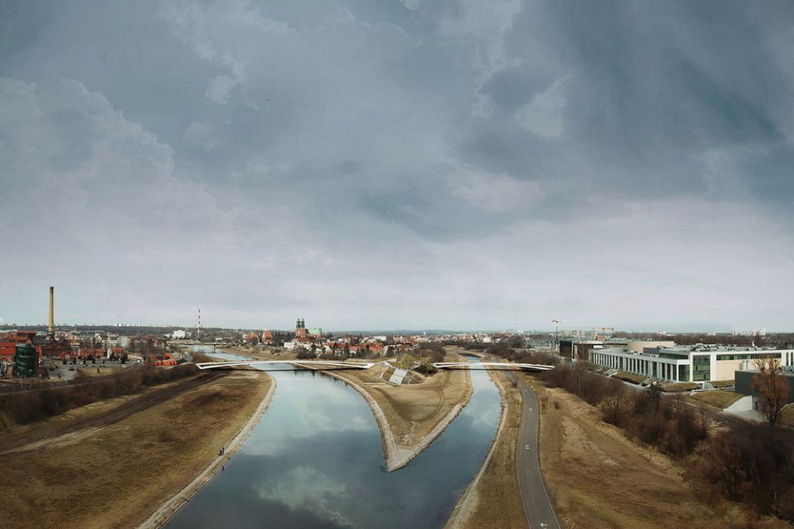 Projekt budowlany przygotuje zespół autorski pod przewodnictwem ARPA Architektoniczna Pracownia Jerzego Gurawskiego, w skład którego weszli architekci Błażej Szurkowski, Maciej Sokolnicki oraz Adam Turczyn. Koncepcja architektoniczna przygotowana przez ten zespół zwyciężyła w zorganizowanym przez Miasto konkursie fot. UM Poznań Kładka Berdychowska coraz bliżej realizacji. Umowa podpisana