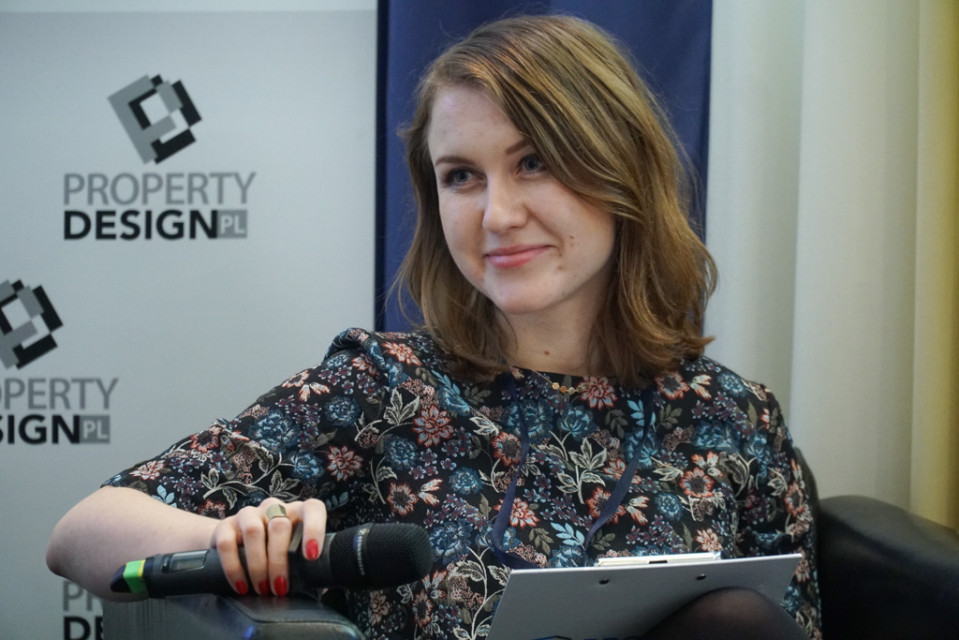 Aleksandra Kalina, leasing negocjator, Skanska Property Poland Tak było na Work & Leisure Talks podczas Property Forum Wrocław 2018!