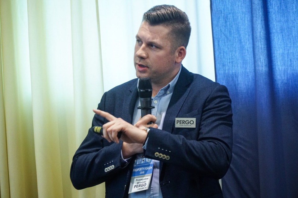 Przemysław Witoński, Area Sales Manager, PERGO Tak było na Work & Leisure Talks podczas Property Forum Wrocław 2018!