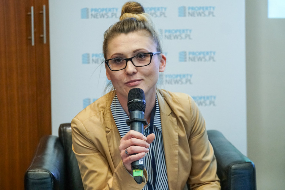 Katarzyna Kubik-Korpik, Workplace Segment Junior Key Account, Tarkett Polska Sp. z o.o. Tak było na Work & Leisure Talks podczas Property Forum Wrocław 2018!