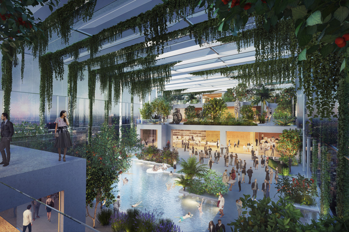 fot. mat. pras. MVRDV The Stack - pionowe miasto i manifest zrównoważonego rozwoju