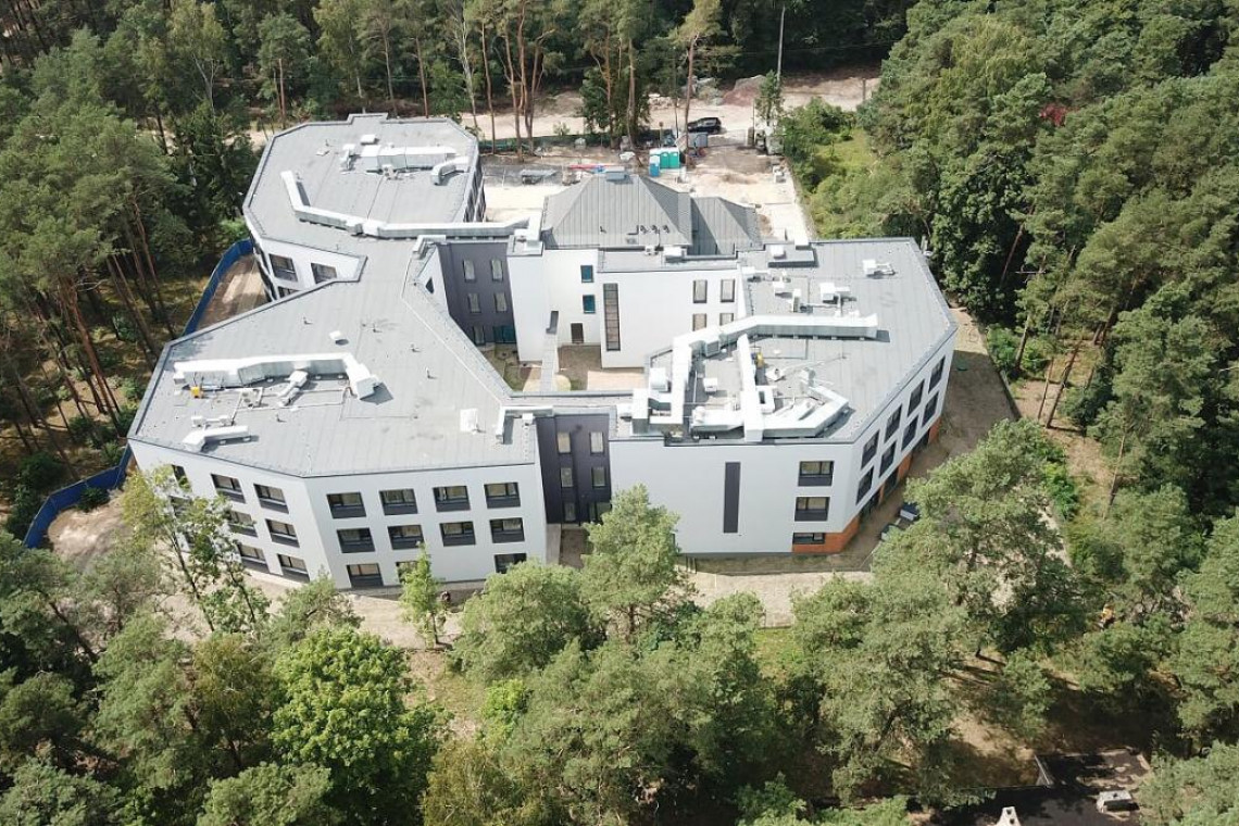 Centrum Origin Otwock fot. mat. prasowe To unikatowa inwestycja. W Otwocku powstał obiekt według zasad architektury terapeutycznej