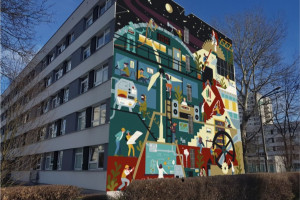 Konkurs na mural z okazji 100-lecia AGH w Krakowie. Trwa głosowanie internautów