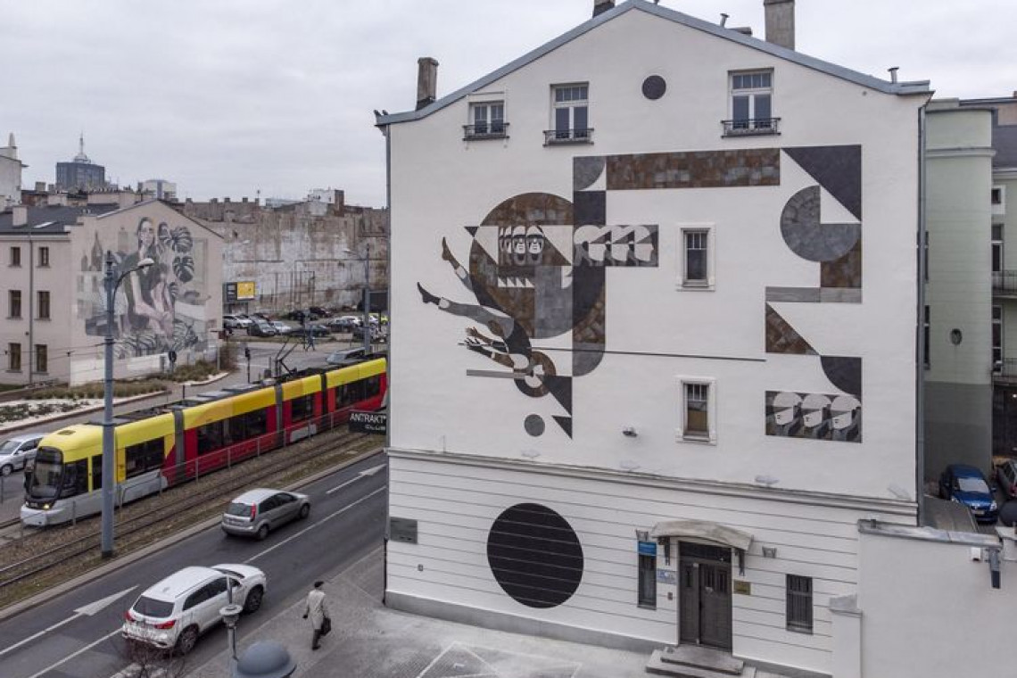 Unikalna instalacja ceramiczna zmienia przestrzeń miejską w Łodzi