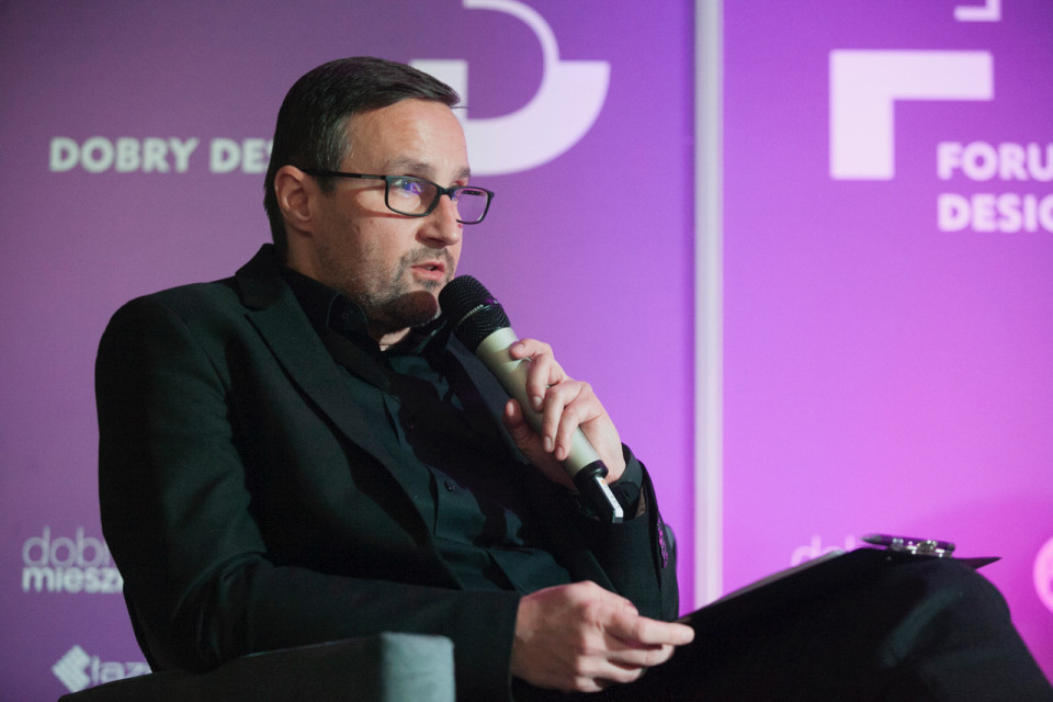 Krzysztof Chróścielewski (kierownik Katedry Wzornictwa na Wydziale Wzornictwa i Architektury Wnętrz łódzkiej Akademii Sztuk Pięknych, designer) FDD: Design może być katalizatorem zmian. Sesja inauguracyjna w obiektywie