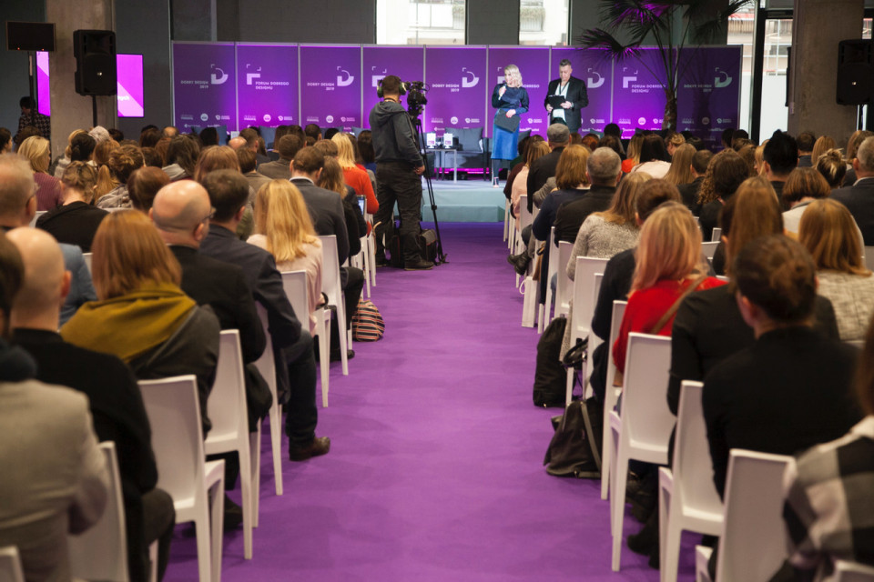 Sesja inauguracyjna podczas Forum Dobrego Designu 2018 fot. PTWP FDD: Design może być katalizatorem zmian. Sesja inauguracyjna w obiektywie
