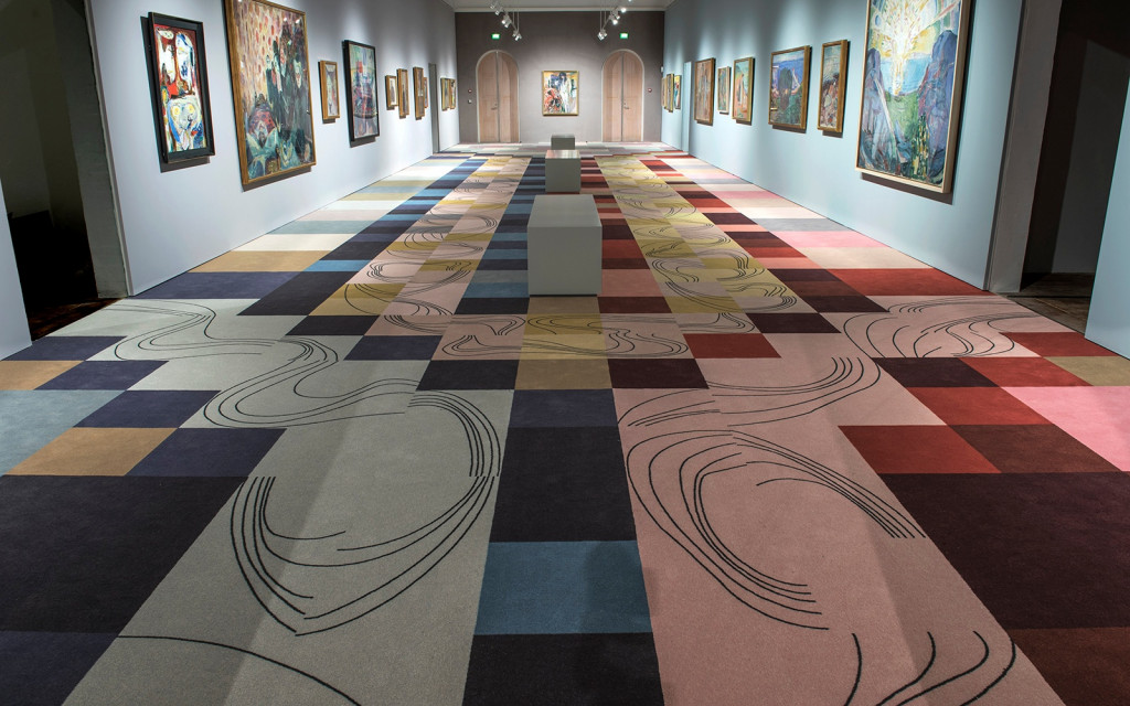 Wystawa Jorn+Munch, mat. pras. EGE carpets Duński design w przestrzeniach sztuki