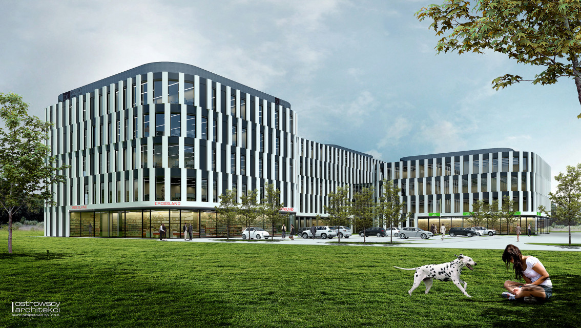 DL Center Point II Katowice ul. Wrocławska 1 fot. mat. prasowe Ostrowscy Architekci zaprojektowali, a Eiffage Polska Budownictwo zbuduje nowy biurowiec w Katowicach