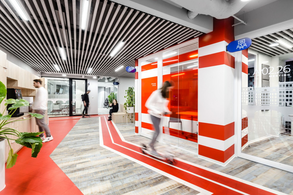 Nordea Scandinavia Office, projekt: Workplace Solutions, inwestor: Nordea Property Design Awards 2019: Te inwestycje nominowaliśmy w kategorii: Design - Wnętrza Biura