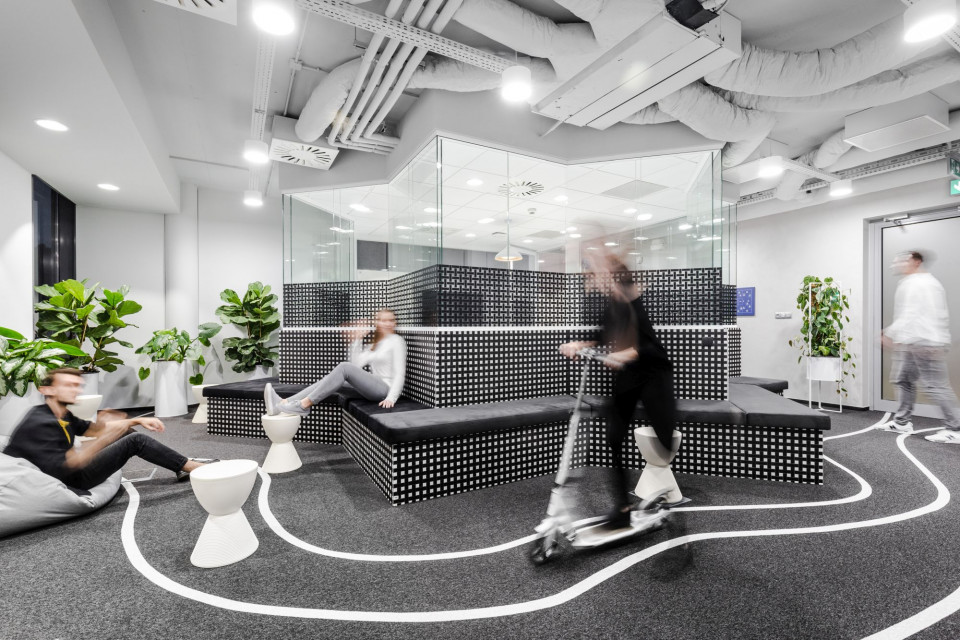Biuro Nordea Scandinavia Office w Gdyni, projekt: Workplace Solutions fot. mat. prasowe Tak się pracuje! TOP przestrzeni biurowych 2018 roku
