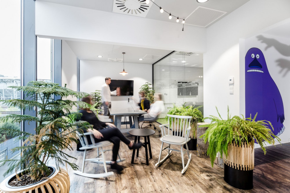 Nordea Scandinavia Office, projekt: Workplace Solutions, inwestor: Nordea Property Design Awards 2019: Te inwestycje nominowaliśmy w kategorii: Design - Wnętrza Biura