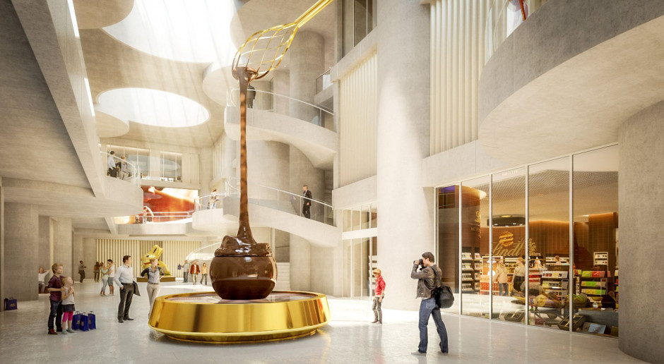Najwyższa fontanna czekolady na świecie. Domu Czekolady Lindt zaskoczy!
