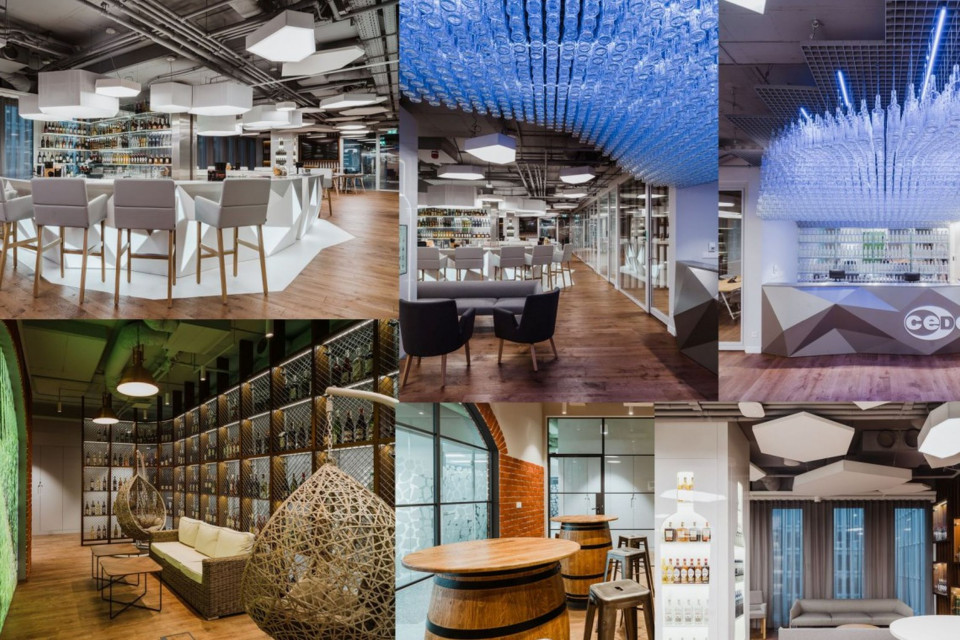 Siedziba CEDC International, projekt: Trzop Architekci, inwestor: CEDC International fot. Trzop Architekci Property Design Awards 2019: Te inwestycje nominowaliśmy w kategorii: Design - Wnętrza Biura