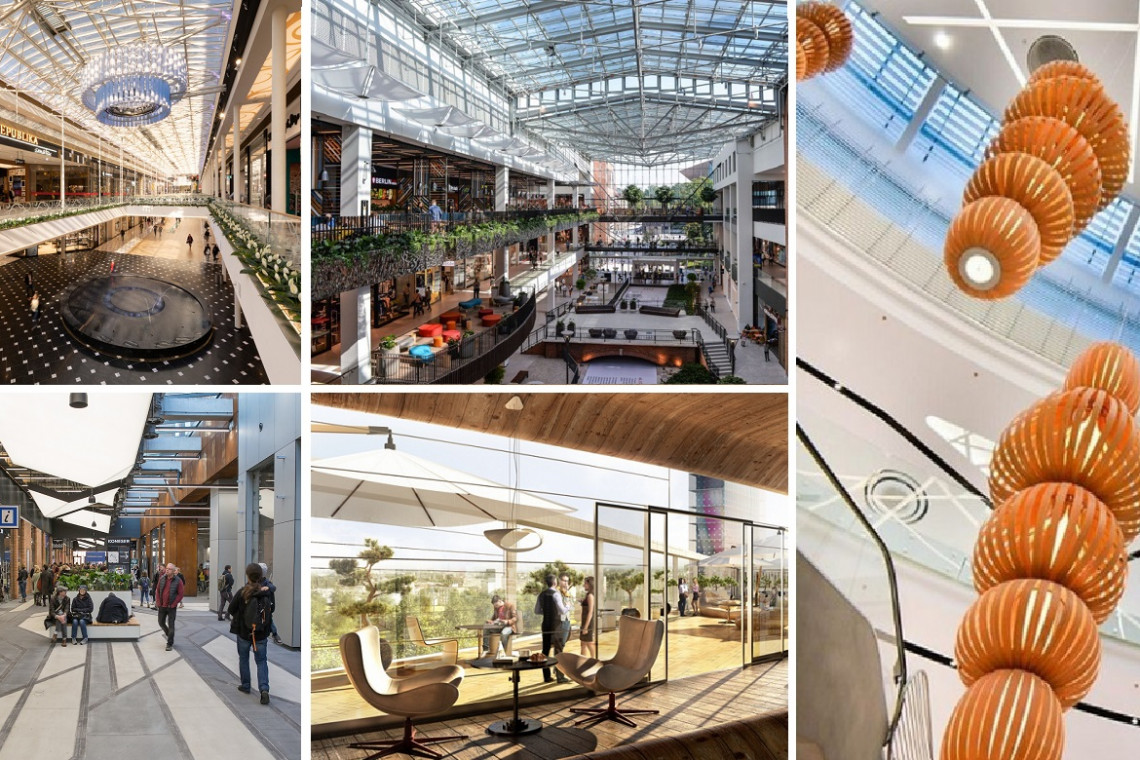 Te obiekty zostały nominowane w konkursie Property Design Awards w kategorii "Design - Wnętrze: Centrum Handlowe" Które wnętrze centrum handlowego warte jest nagrody?