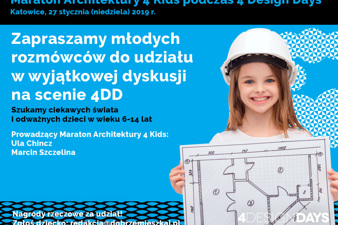 Tego jeszcze nie było! Architektura i design oczami dzieci na 4 Design Days
