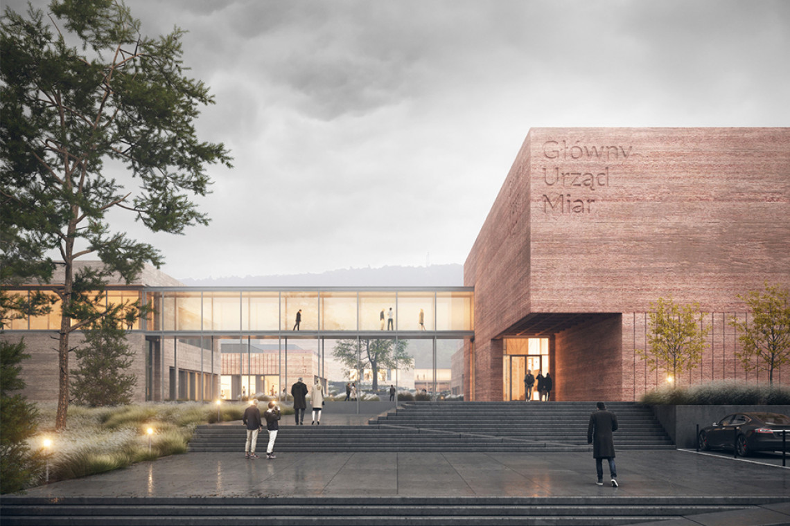 fot. mat. pras. Tak będzie wyglądać kampus laboratoryjny Głównego Urzędu Miar w Kielcach. To projekt BDM Architekci