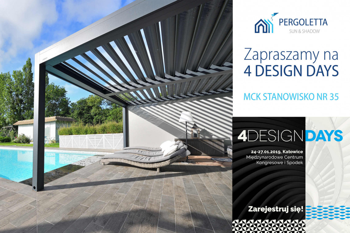 fot. mat. pras. Pergoletta Sun & Shadow na katowickich 4 Design Days